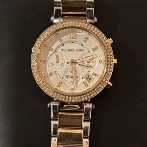 Michael Kors Two-Tone Crystal Women's Watch
